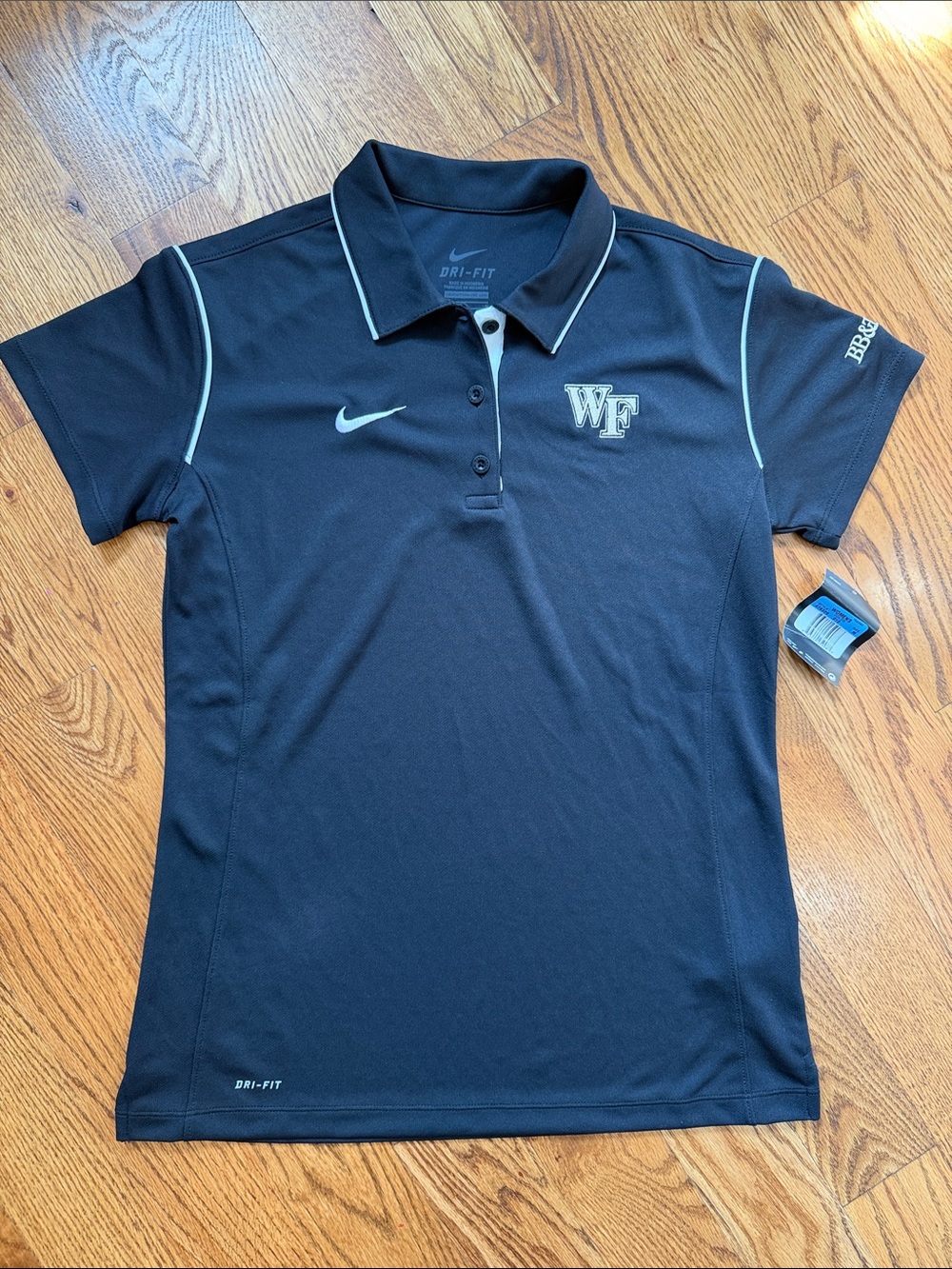 Wake Forest Demon Deacons Nike Polo Shirt. Size Medium. New with Tags. WFU.